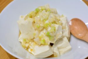 ５分でできる♬くずし豆腐のネギ塩和え★のレシピ