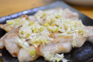 家飲み♬豚トロのネギダレ焼きのレシピ★