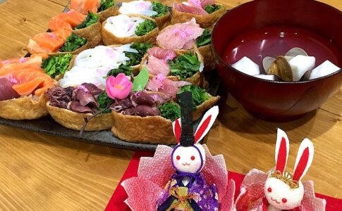 ひな祭りにも♬春の彩りいなり寿司のレシピ★