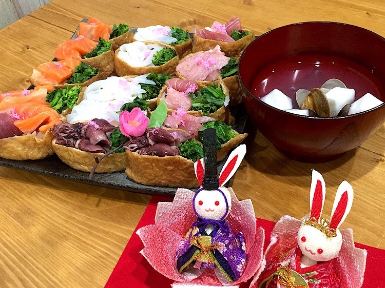 ひな祭りにも♬春の彩りいなり寿司のレシピ★