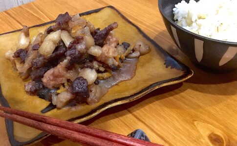 しょうがたっぷり♬猪肉と豚バラのしぐれ煮のレシピ★